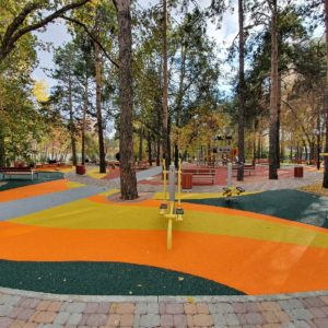 Классическое покрытие из резиновой SBR крошки